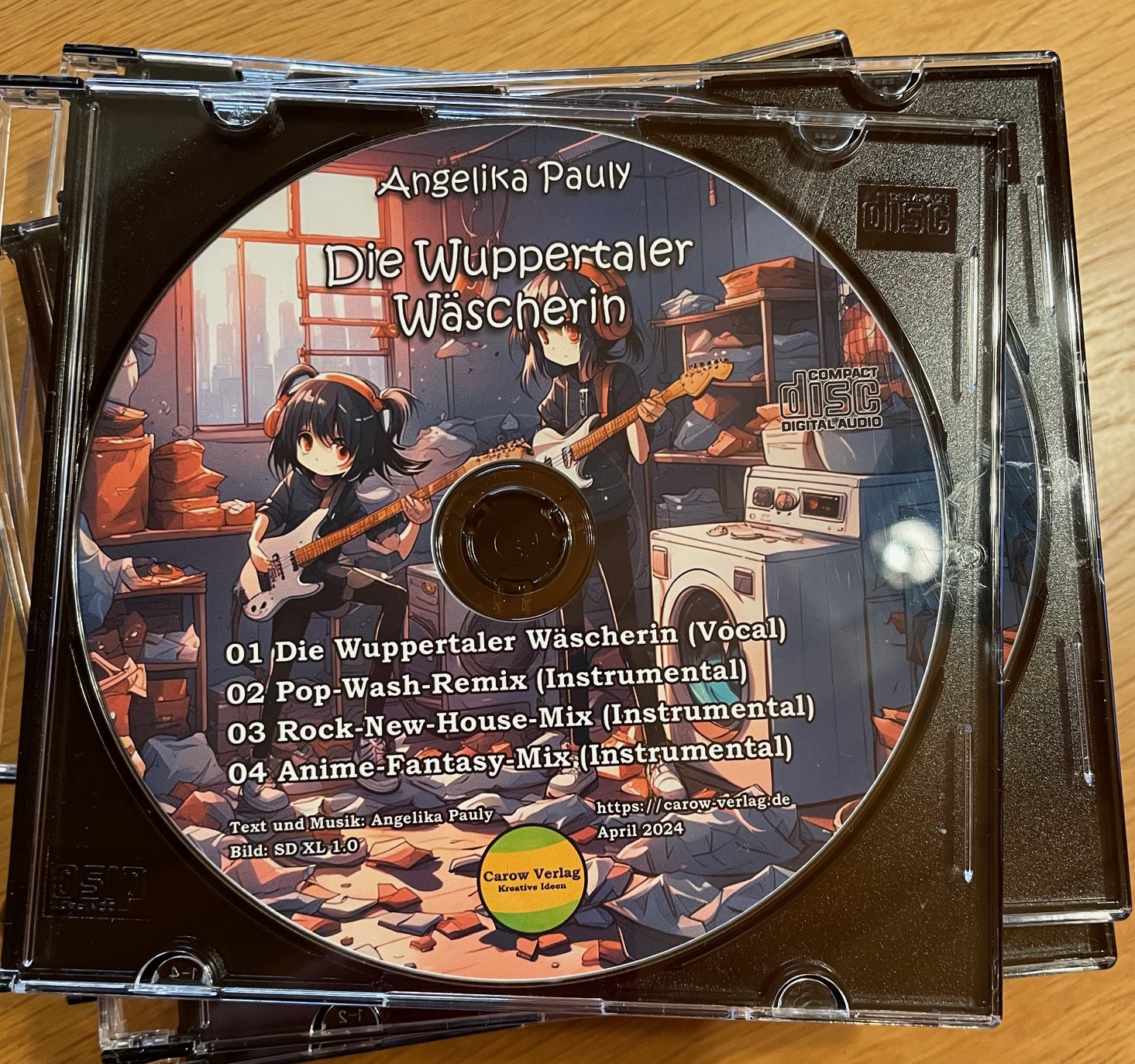 Single CD - Die Wuppertaler Wscherin
